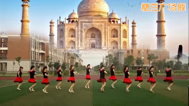 广场舞印度舞桑巴舞(动作分解)_土豆视频