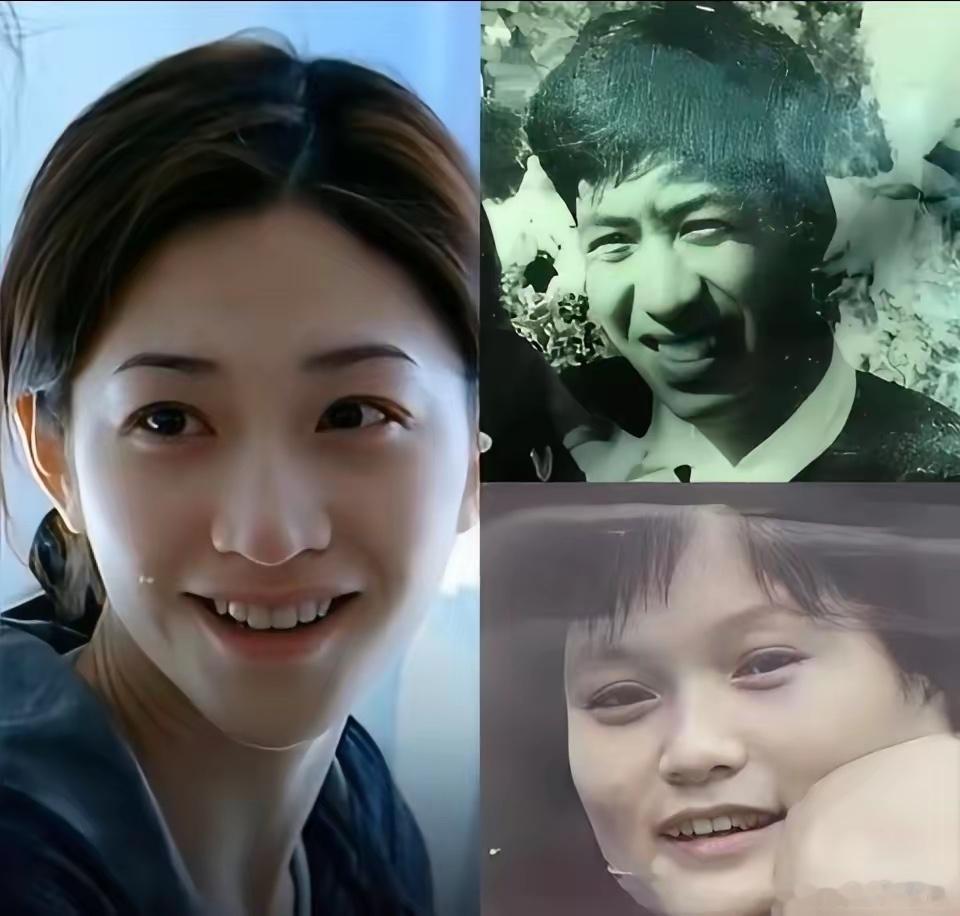 李小冉怎么长的遗传了妈妈冷白皮，平整的牙爸爸的尖下巴鼻梁