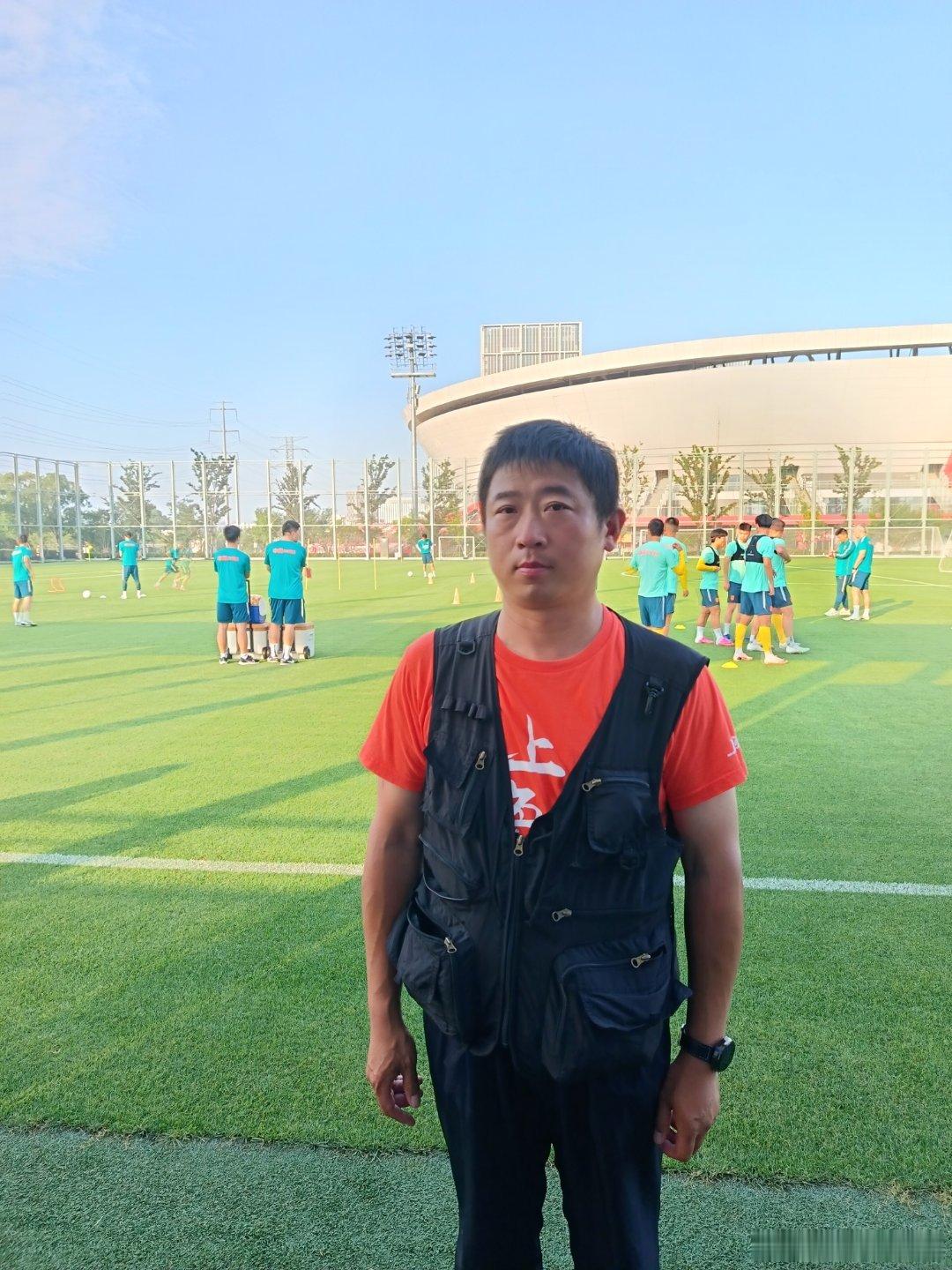 今日份，国足训练拍摄