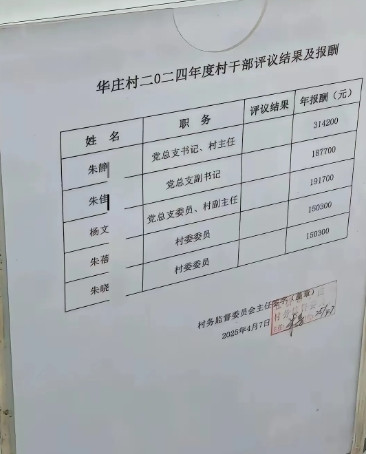 难怪人人争当一把手，一把手和二把手待遇还是天差地别的，看这村支书的待遇秒杀多少职