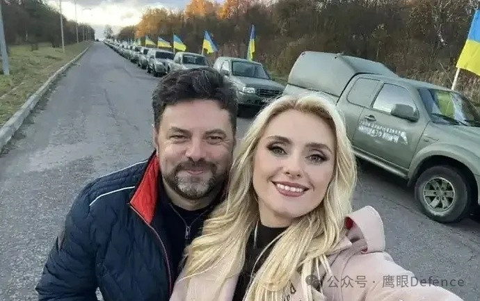 乌克兰歌手伊琳娜·费季申刚刚再次购买并向前线交付了30辆皮卡车，开战至今，这位乌