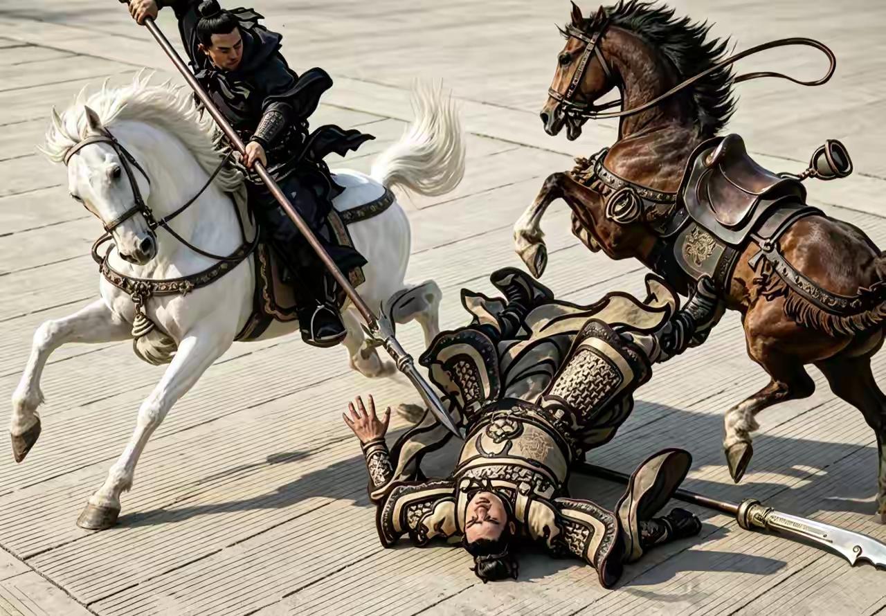 岳飞的武艺在梁山到底如何？岳飞的武艺定位[玫瑰]说岳全传提及岳飞，世人多铭