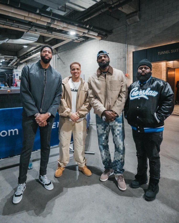 决裂了？詹姆斯和浓眉戴维斯赛后聚会！