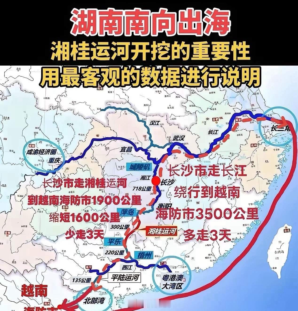 这两条河流开通，是劳民伤财还是造福于民，平陆运河即将通航！湘桂运河上马在即，20