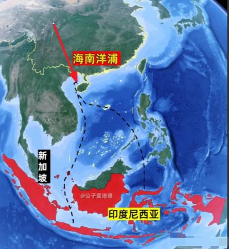 印尼货轮集体改道中国海南！印尼的货轮，突然集体向北拐了个大弯。这个举动，直接搅动
