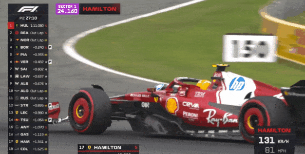 F1荷兰站二练: 汉密尔顿出弯后失误打转, 好在车手救车及时