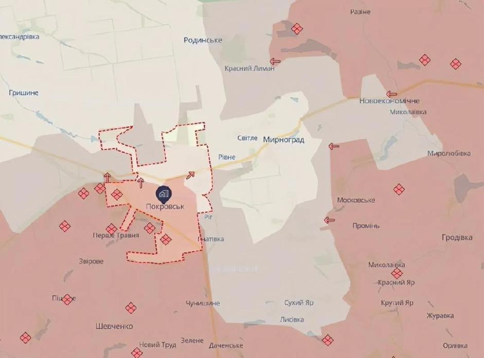 战斗仍在继续。乌克兰部队继续控制着波克罗夫斯克北部地区。-﹣瑟尔斯基在波克罗夫