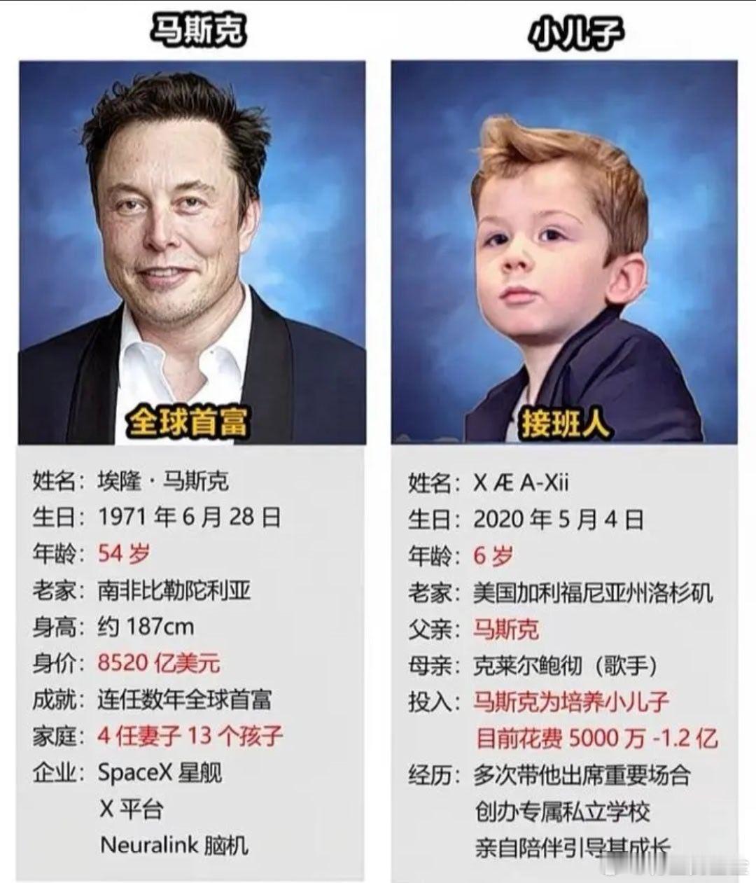 马斯克携幼子现身人民大会堂马斯克这次来北京简直就是公费旅游外带拖家带