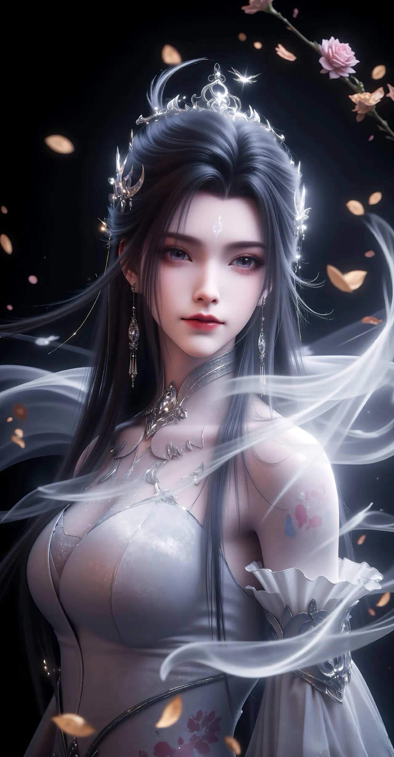 诛仙陆雪琪【精美壁纸】黑白色系，更显神秘深邃！动漫星域​​​
