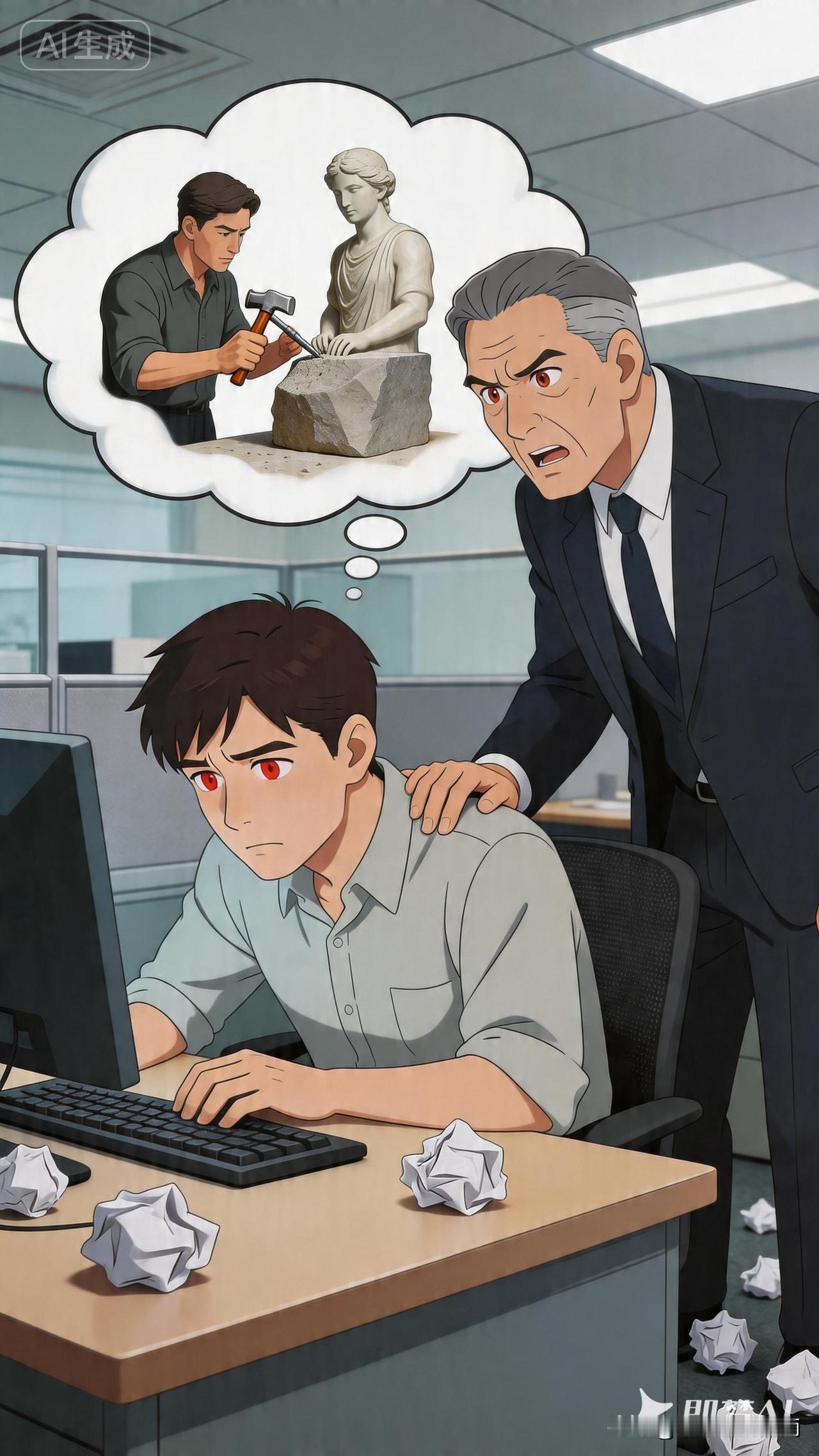 被领导骂了三年，后来他走了，我成了顶梁柱。我才明白那不是在骂我，是在“整形”