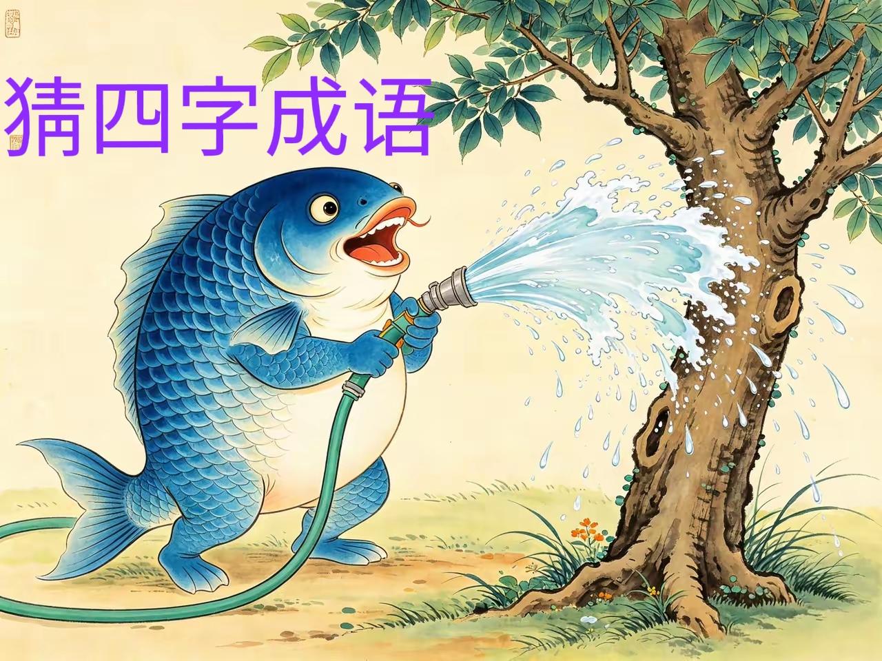 此成语图无一字提示算得天花板，恶梦级不是高手根本猜不准是那个成语益智健脑