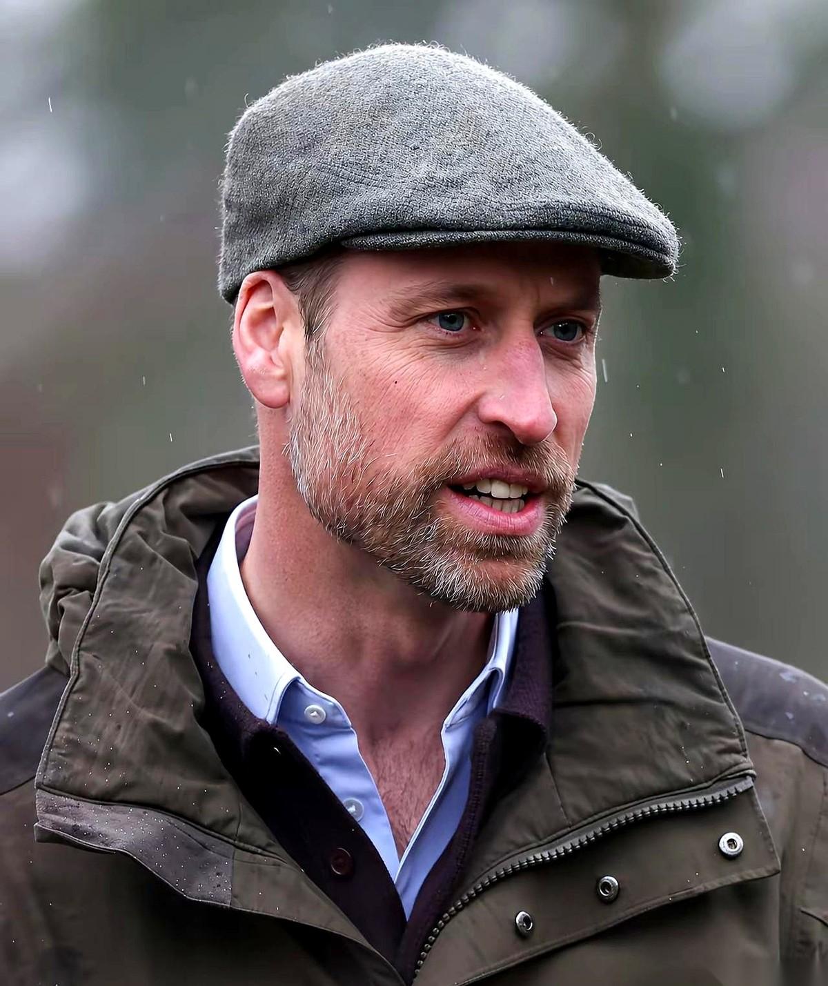 威廉王子，44岁。一张照片，直接把他送上了头条。不是因为王室八卦，而是镜头怼到