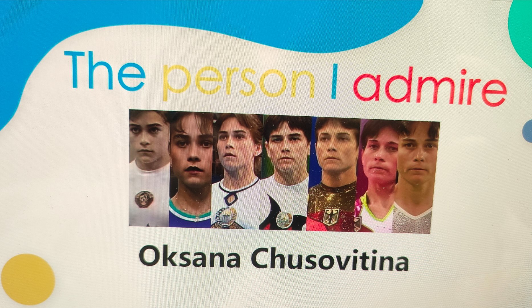 姐姐的任务：Tellandshow——ThepersonIadmire