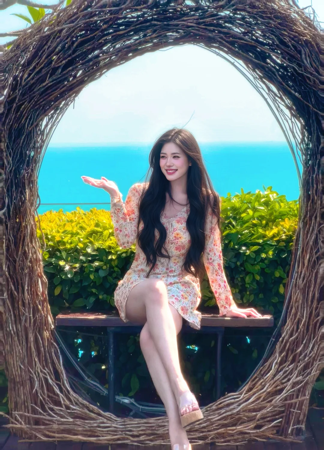 三亚拍到人生照片🧚随手买的裙子结果最出片