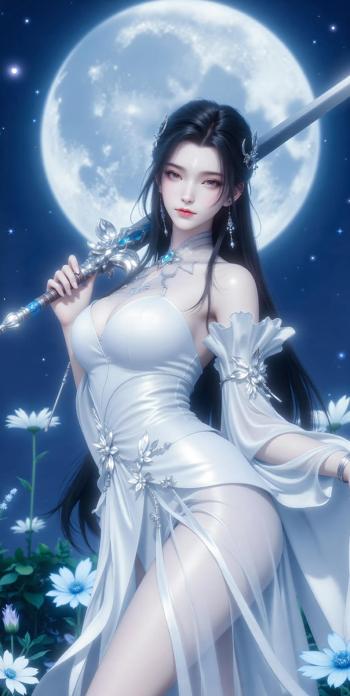 美如天仙沉鱼落雁，月光女神陆雪琪！🤍2025动漫嘉年华次元新星计划诛仙女主陆雪