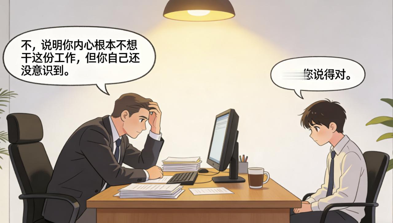 新来的实习生做事毛躁，交给他的合同总是有错别字。经理忍了三个月，终于忍不住把他