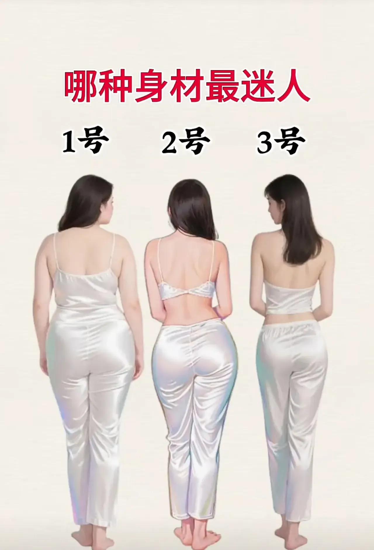 哪种身材最迷人​​​有网友评论说：​1，选知己1号，婆娘2号，情人3号，