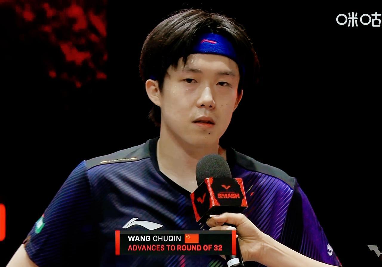 王楚钦情商太高了！赛后采访，给误判的裁判留足了面子！主持人问：恭喜楚钦3;