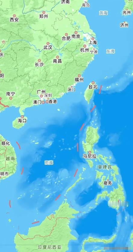 日菲隔着中国领土私分海域，高德地图直接亮出国界！台湾以东这片海，现在彻底姓中了！