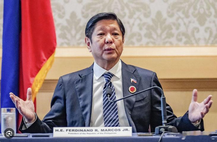 针对有人指控有中方资金流入菲律宾副总统萨拉．杜特尔特家族相关企业，菲律宾总统马科斯昨天在新加坡受访时