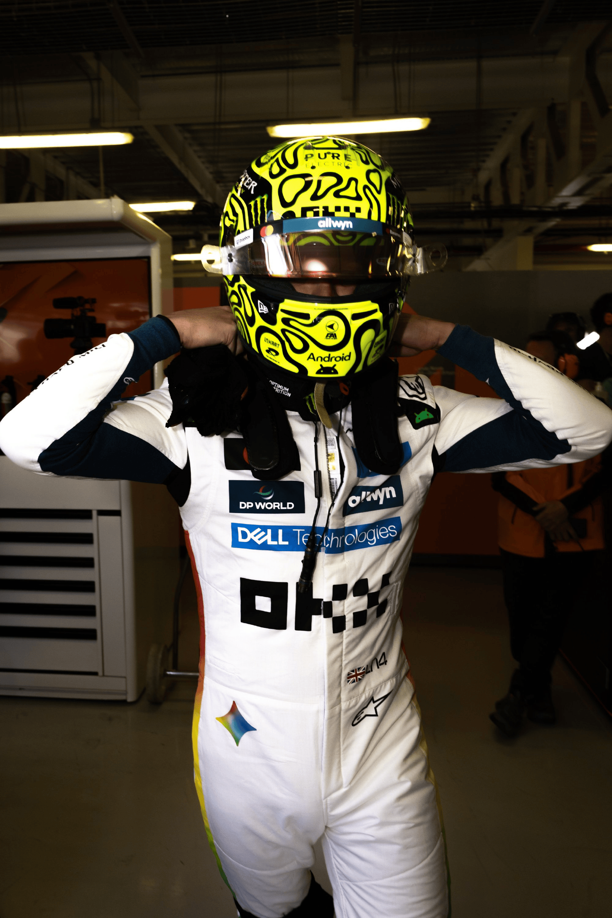 诺里斯: 我感觉极佳斗志昂扬, 已准备好三连赛的最后冲刺