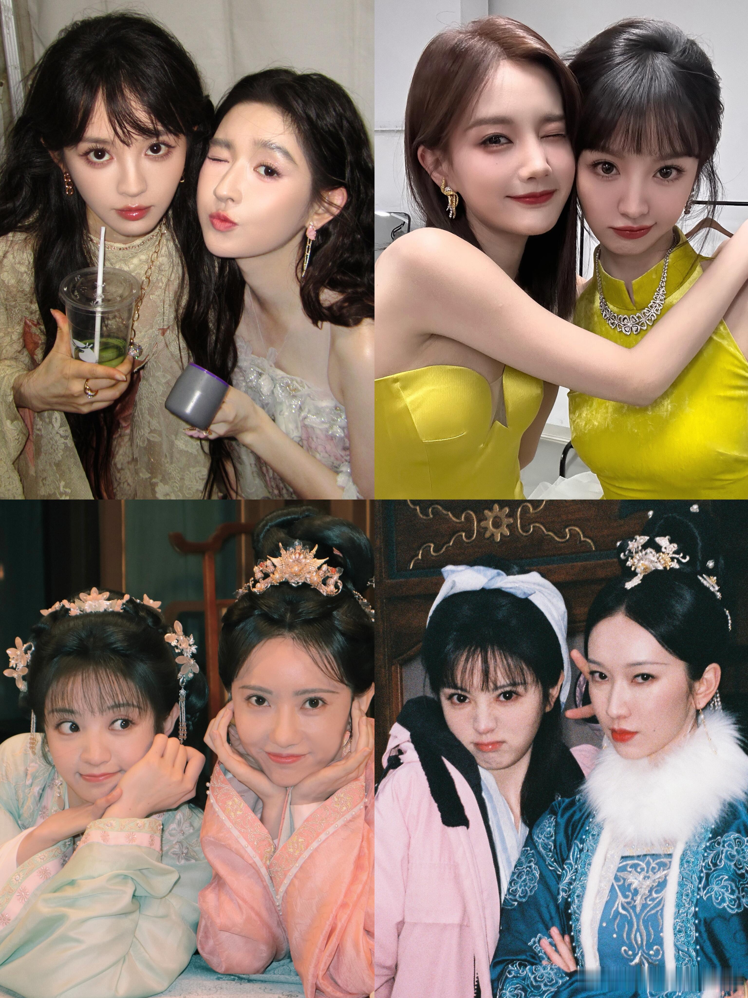 谁懂这个先天女频圣体。。田曦薇和女孩儿们同框总是觉得特别合适特别圆满特别美好特别