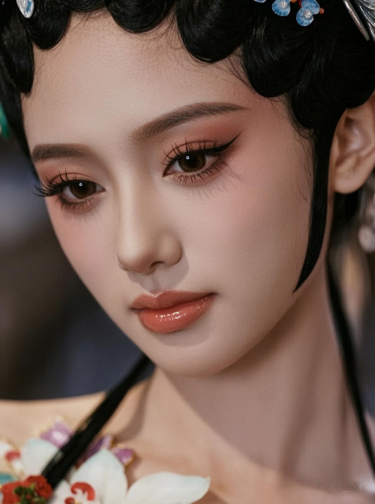 惊艳的东方美人，古典与现代的完美结合