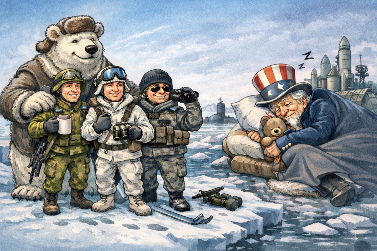 瑞典和挪威只派了几个人去格陵兰，看似敷衍，其实是一种策略。1月14日，瑞典首相