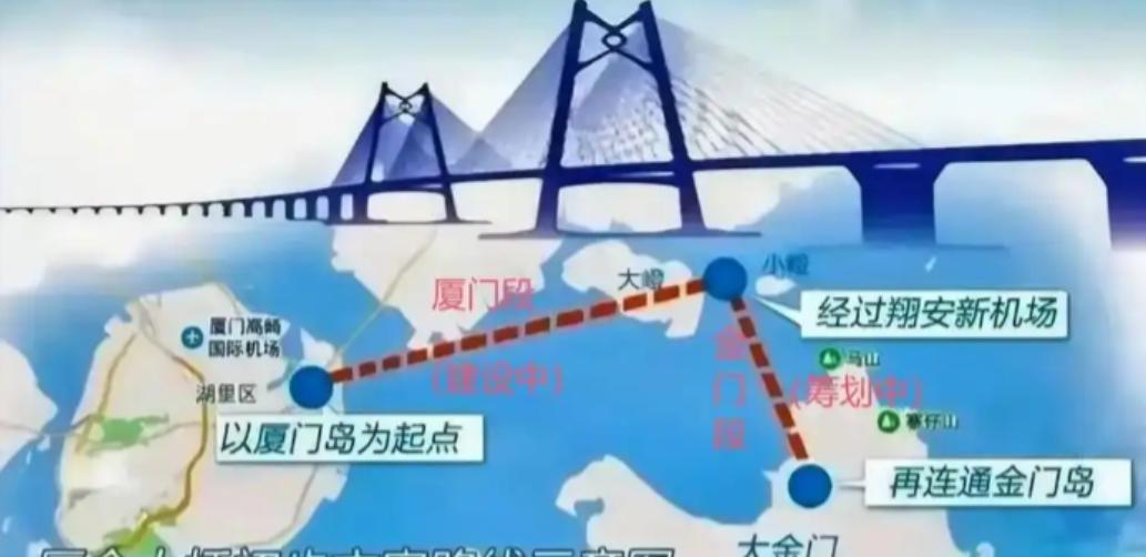 大陆正式宣布了不管台湾当局同不同意、支不支持，厦金大桥工程照常开工，目前已稳