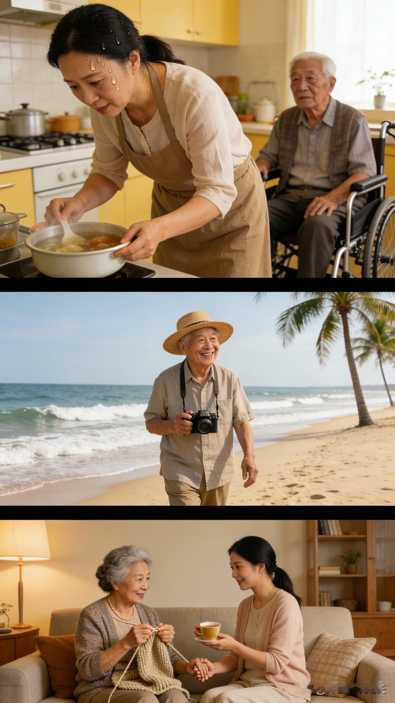 老了和儿女住一起，还是单独过好？三种老人三种命，太真实了！养老婆媳晚年