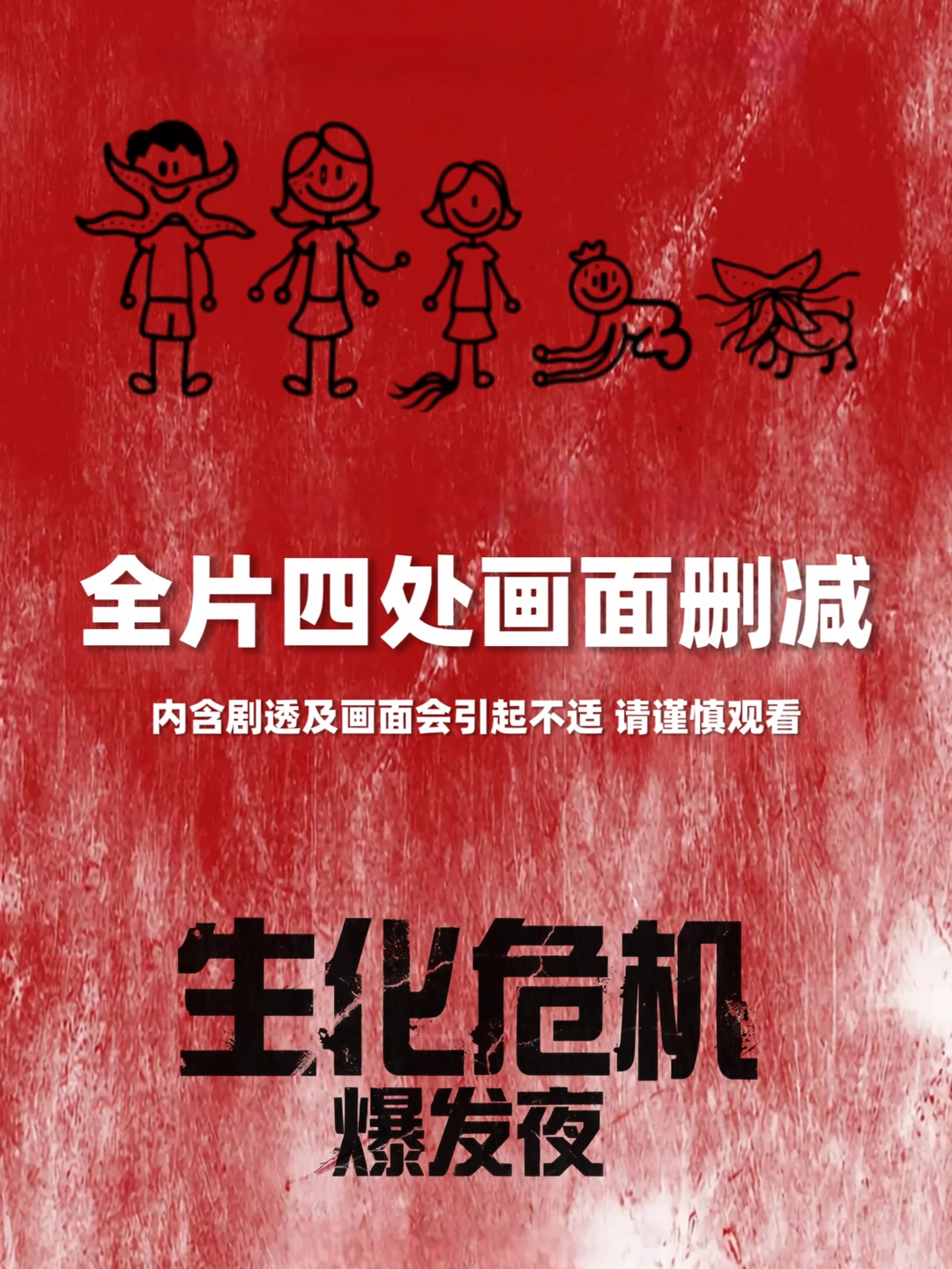 《生化危机爆发夜》画面处理❗谨慎观看