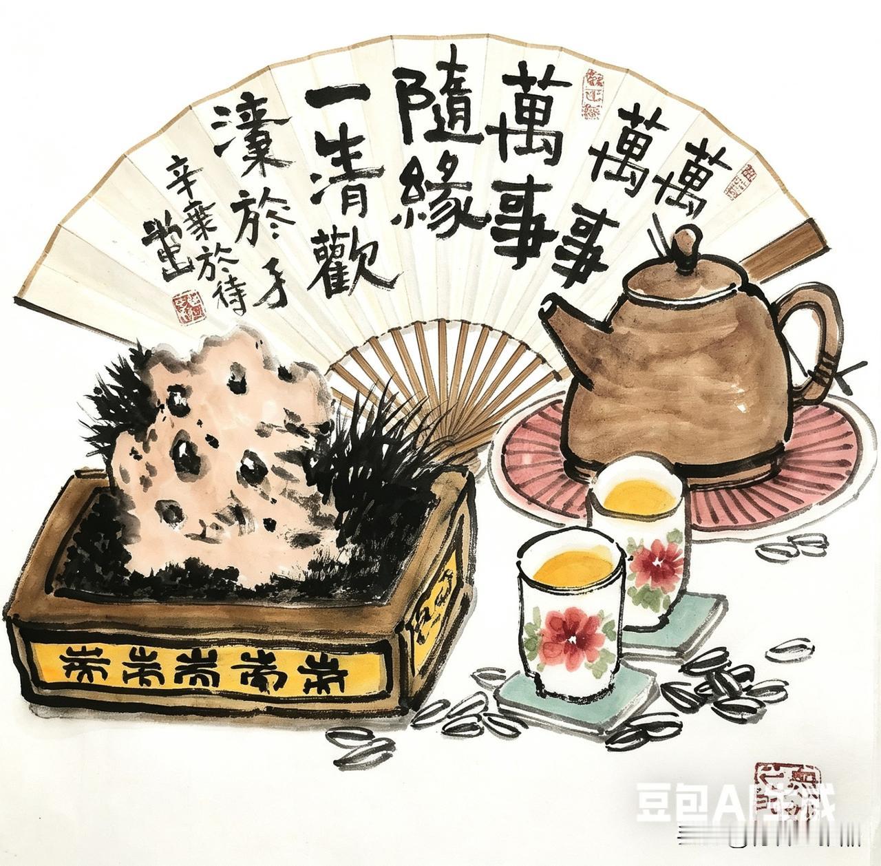 晒出你最好看的国画作品