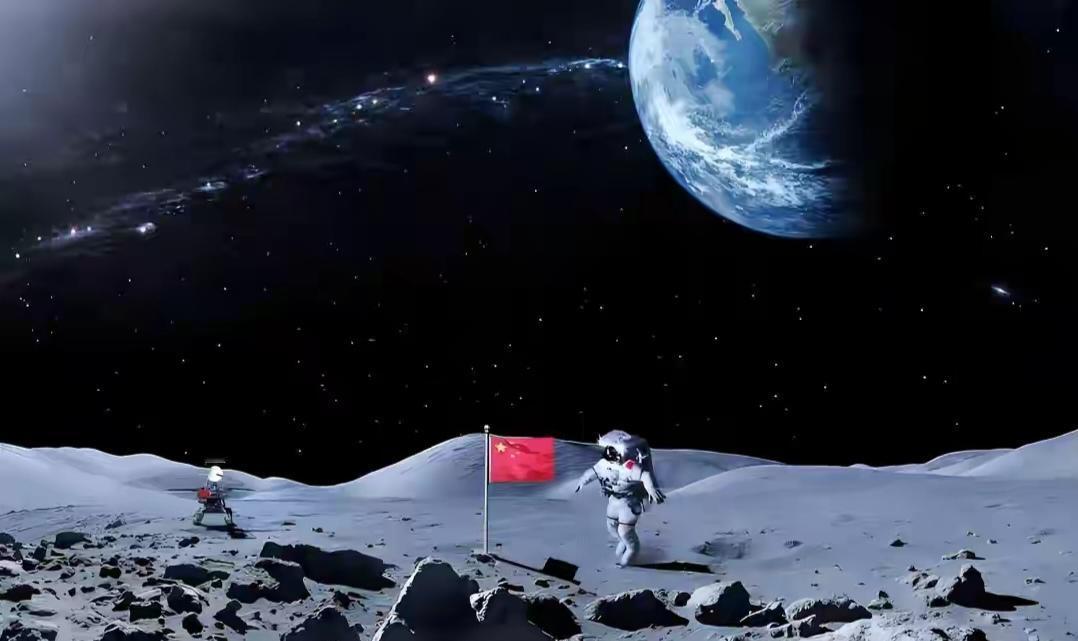 🌞美媒称，中国载人登月计划原本是在2030年前完成，但在第75届国际宇航大