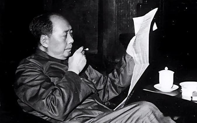 1969年，毛主席开会时总盯着李先念抽的雪茄看。李先念心领神会递过去一根，主席吸