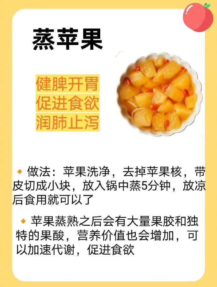 9种水果，蒸熟吃效果出奇！​​​