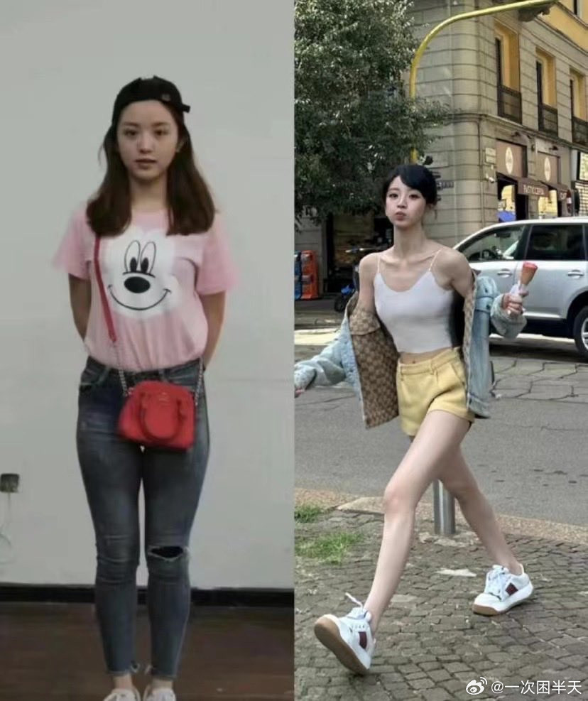 别的不说……当明星这个身材变化就得吃多少苦啊！