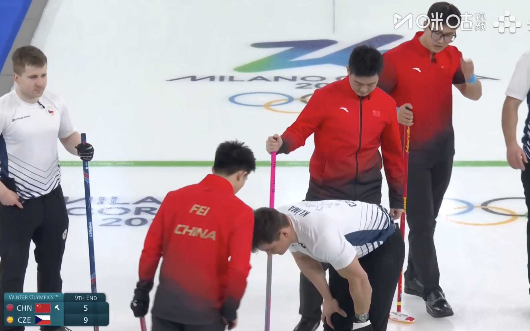 中国冰壶男队5比10不敌捷克队！米兰冬奥会