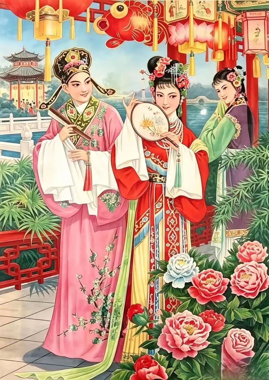 古装戏曲年画欣赏7