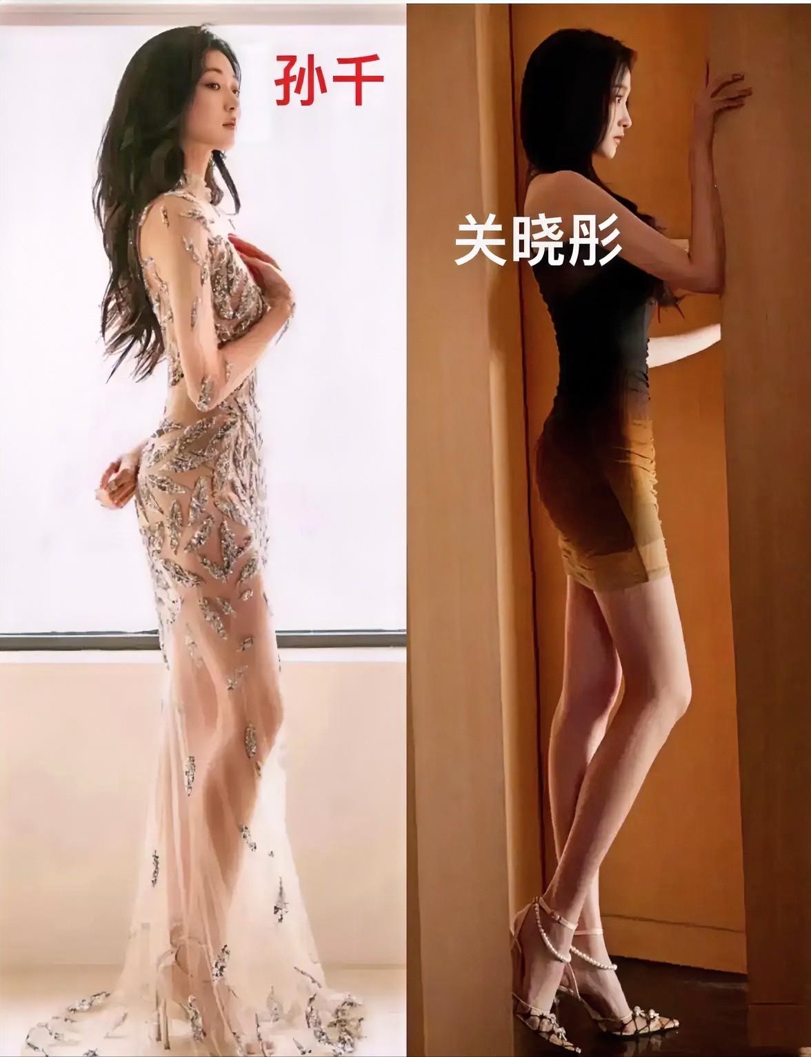 孙千和关晓彤，都是一米七几的个子，都很苗条，但为什么孙千这个身材，让女人看了