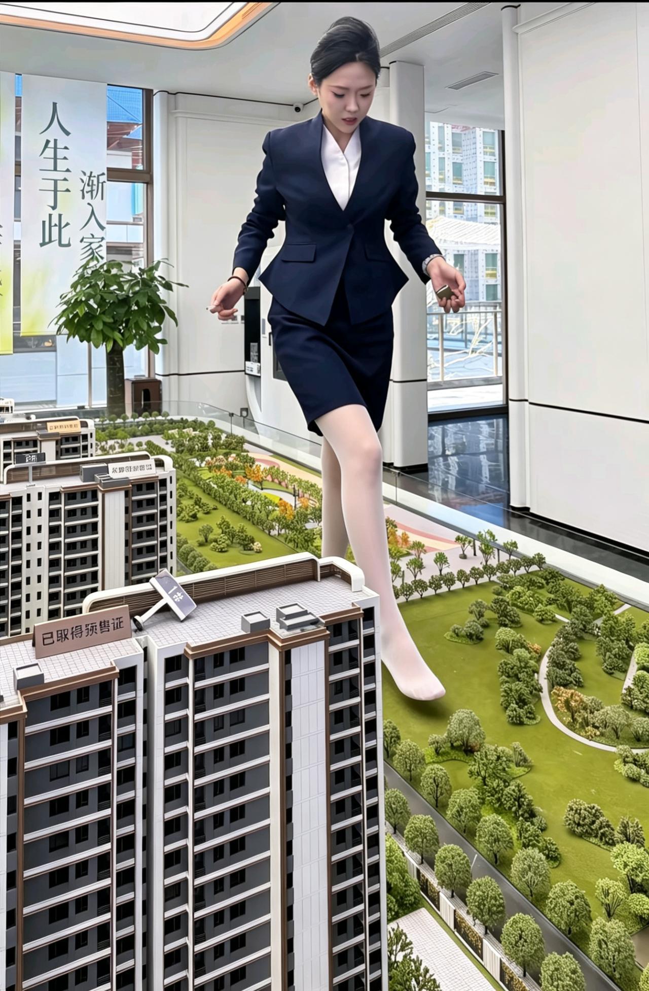 售楼部美女