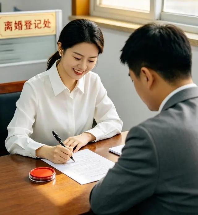 江苏有个女的去办离婚，手续一完当众哈哈大笑，闺蜜在旁边举着手机拍，这视频发网上一