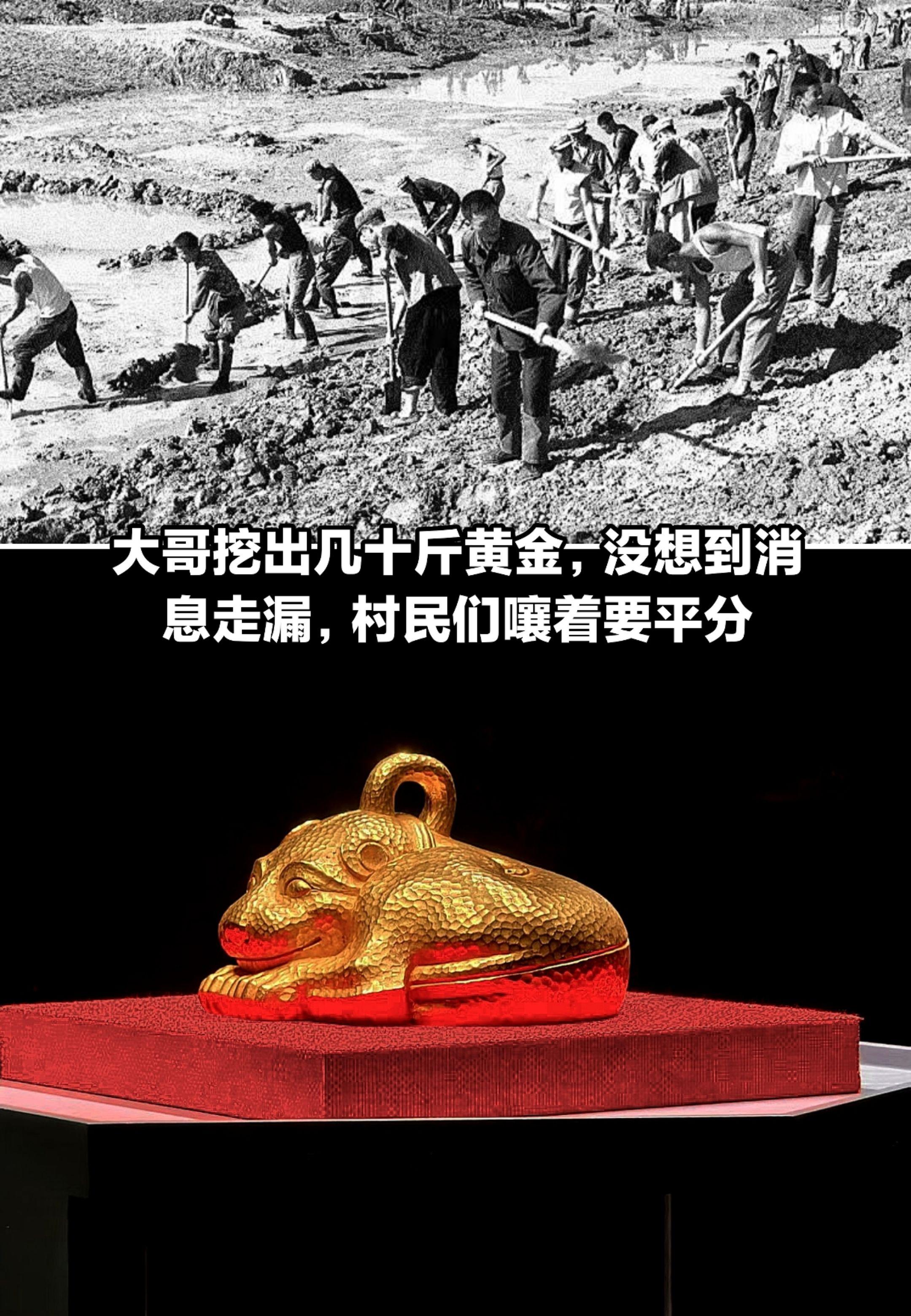 大哥挖出几十斤黄金，没想到消息走漏……