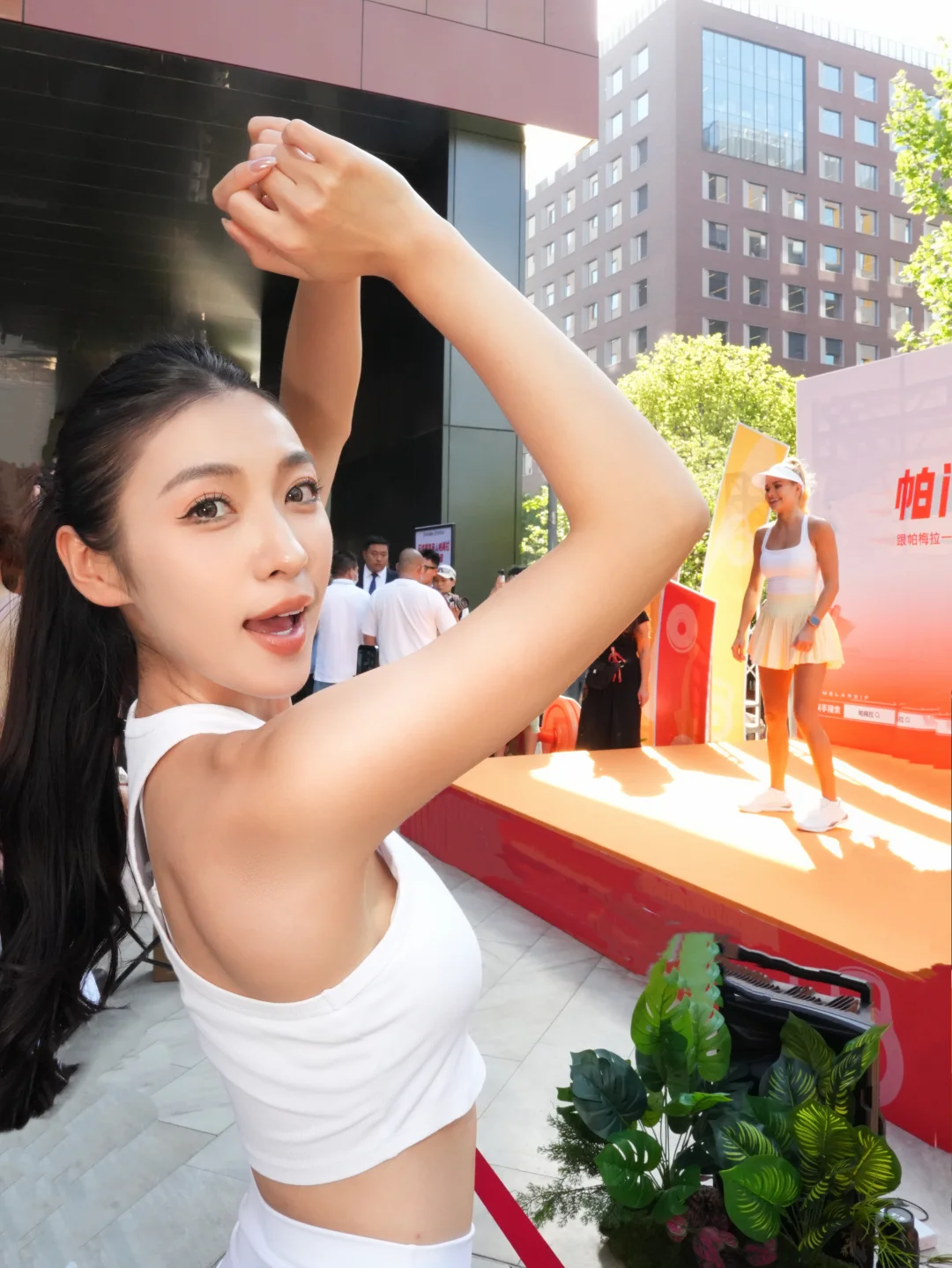 面基恩师帕梅拉了！线下跟练真的暴汗🔥