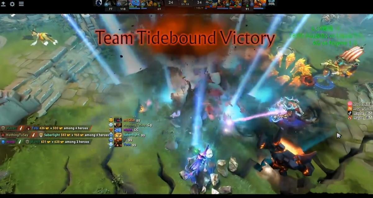两支中国队全部翻盘成功，好起来了！dota2​​​