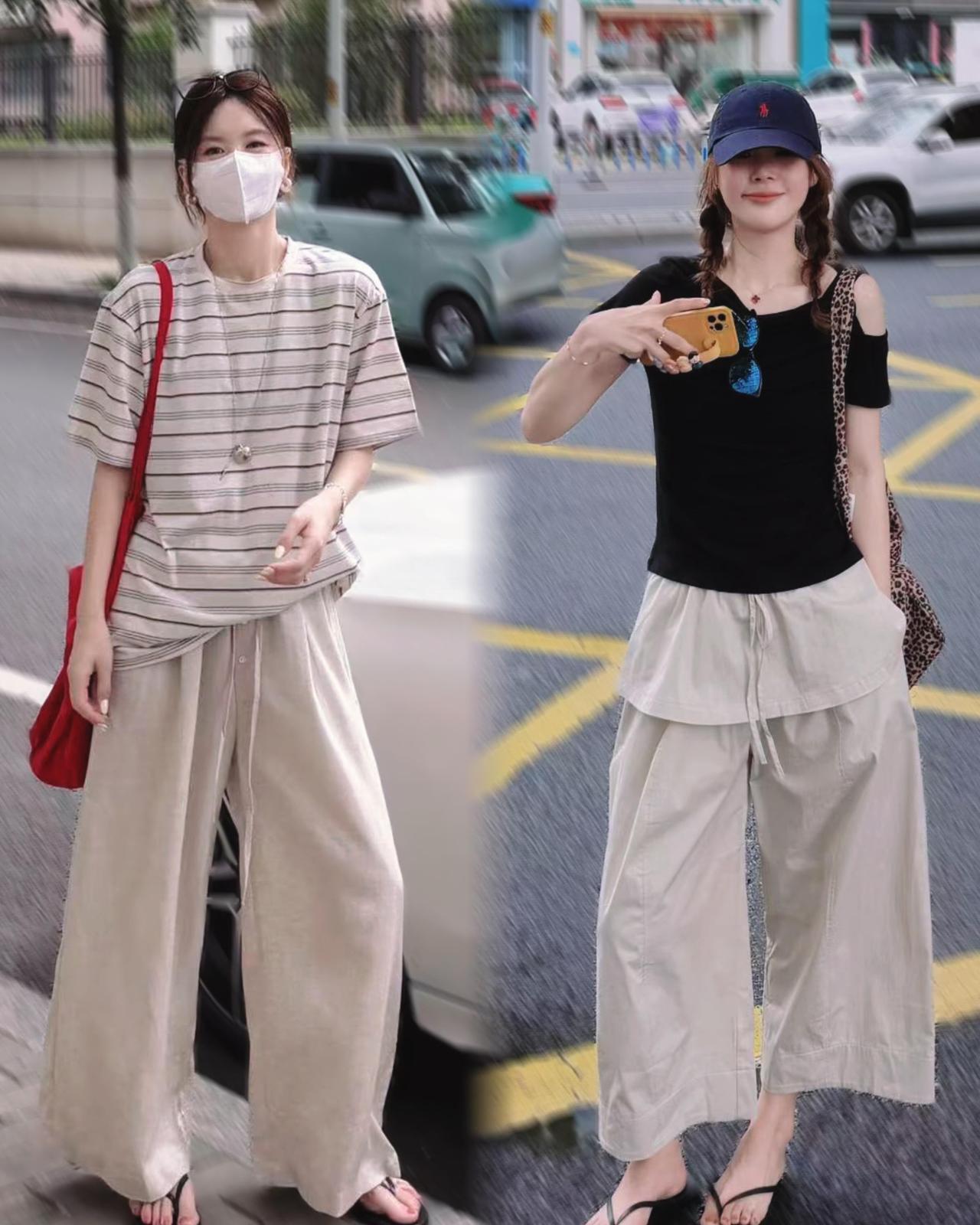 今年夏天就这么穿，超多灵感太实用了！夏季推荐宽松T恤、棉麻衬衫、阔腿裤与半身长