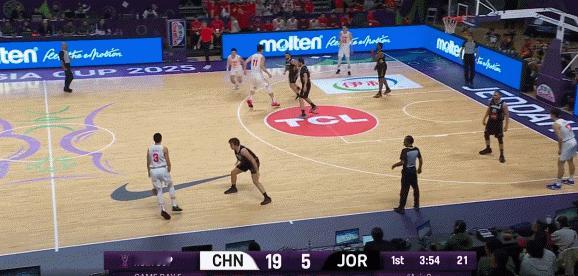 程帅澎真是帅呆了！今晚男篮亚洲杯小组赛，中国男篮90-68战胜了约旦男篮，拿