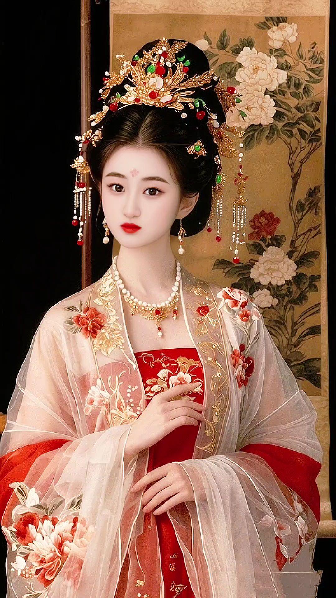 汉服古风雅韵妆造国风古韵古风美人古风汉服美如画