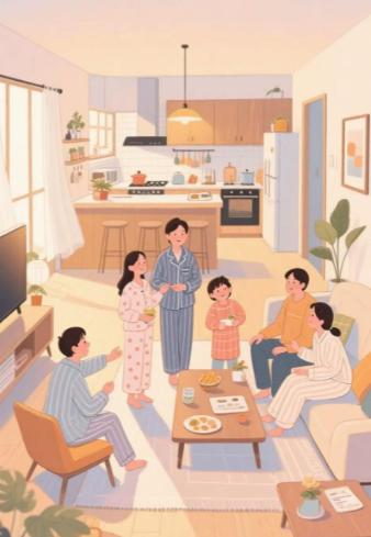 “有段话，大彻大悟：‘可怜的父母还傻傻的不知道，其实当孩子长大了，这个家