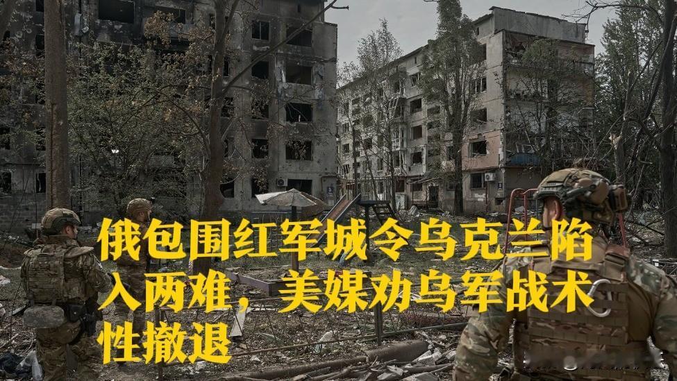 俄包围红军城令乌克兰陷入两难，美媒劝乌军战术性撤退据外媒报道近期，俄乌