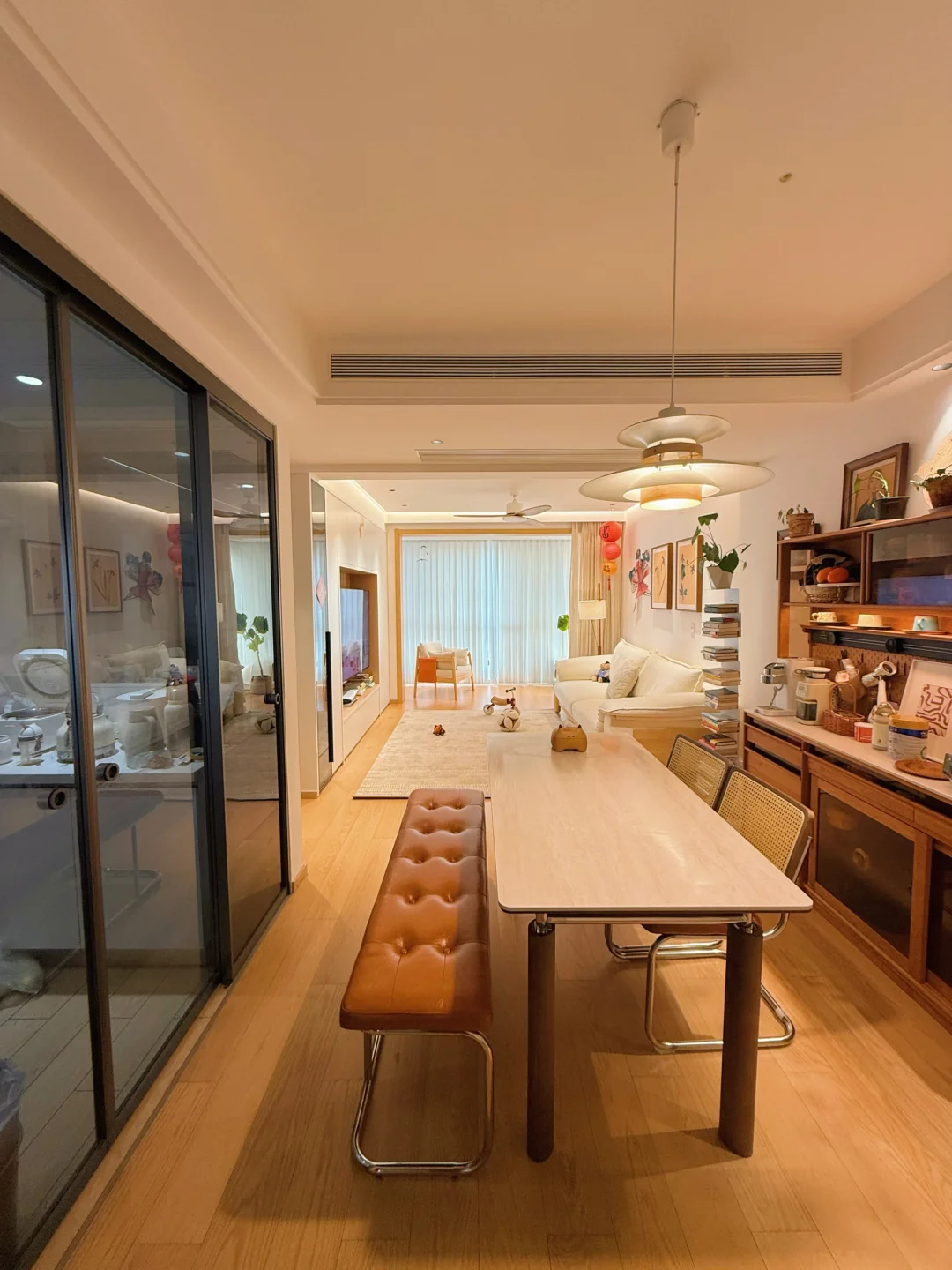 这张餐桌，承载着91平小家的幸福日常